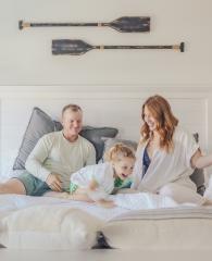 Family enjoying their vacation rental on Alabama's Beaches