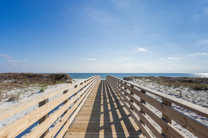 Cotton Bayou- A Gulf State Park beach area