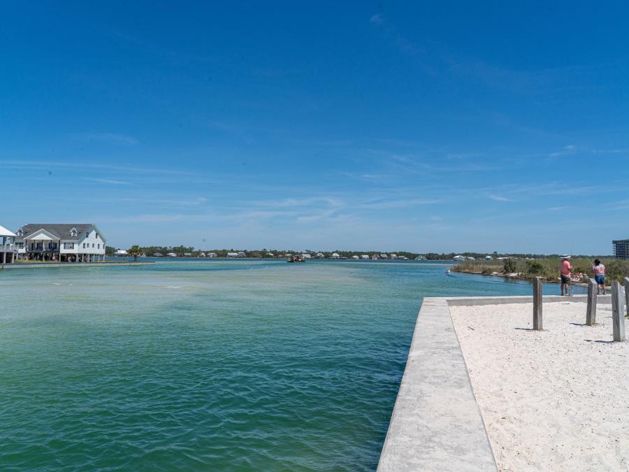 Little Lagoon Pass Park, public beach access in Gulf Shores